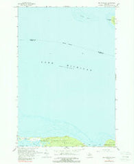 Big Stone Bay Michigan Historical topographic map, 1:24000 scale, 7.5 X 7.5 Minute, Year 1964