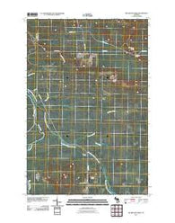 Big Beaver Creek Michigan Historical topographic map, 1:24000 scale, 7.5 X 7.5 Minute, Year 2011