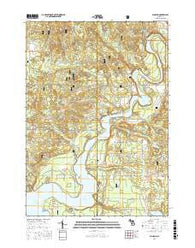 Big Bend Michigan Current topographic map, 1:24000 scale, 7.5 X 7.5 Minute, Year 2017