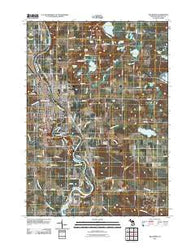 Big Rapids Michigan Historical topographic map, 1:24000 scale, 7.5 X 7.5 Minute, Year 2011