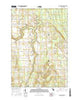 Big Ravine Creek Michigan Current topographic map, 1:24000 scale, 7.5 X 7.5 Minute, Year 2016