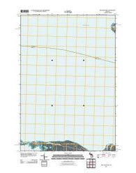 Big Stone Bay Michigan Historical topographic map, 1:24000 scale, 7.5 X 7.5 Minute, Year 2011
