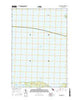 Big Stone Bay Michigan Current topographic map, 1:24000 scale, 7.5 X 7.5 Minute, Year 2017