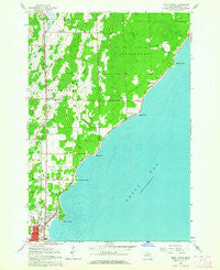 Birch Creek Michigan Historical topographic map, 1:24000 scale, 7.5 X 7.5 Minute, Year 1963