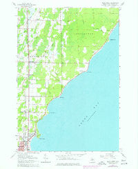 Birch Creek Michigan Historical topographic map, 1:24000 scale, 7.5 X 7.5 Minute, Year 1963