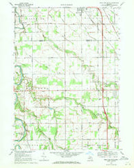 Birch Run South Michigan Historical topographic map, 1:24000 scale, 7.5 X 7.5 Minute, Year 1969