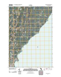 Birch Creek Michigan Historical topographic map, 1:24000 scale, 7.5 X 7.5 Minute, Year 2011
