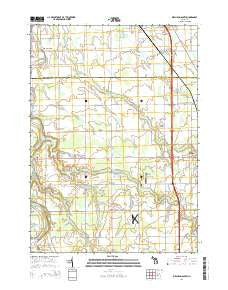 Birch Run South Michigan Historical topographic map, 1:24000 scale, 7.5 X 7.5 Minute, Year 2014