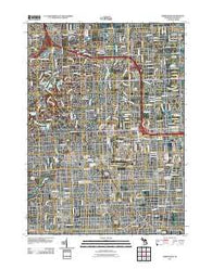 Birmingham Michigan Historical topographic map, 1:24000 scale, 7.5 X 7.5 Minute, Year 2011