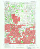 Birmingham Michigan Historical topographic map, 1:24000 scale, 7.5 X 7.5 Minute, Year 1968