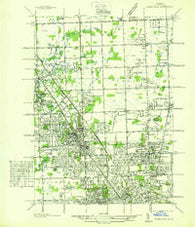 Birmingham Michigan Historical topographic map, 1:31680 scale, 7.5 X 7.5 Minute, Year 1936