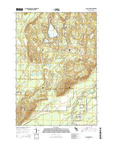 Black Creek Michigan Historical topographic map, 1:24000 scale, 7.5 X 7.5 Minute, Year 2014