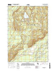 Black Creek Michigan Current topographic map, 1:24000 scale, 7.5 X 7.5 Minute, Year 2017