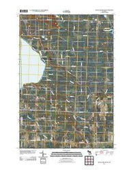 Black Lake Bluffs Michigan Historical topographic map, 1:24000 scale, 7.5 X 7.5 Minute, Year 2011