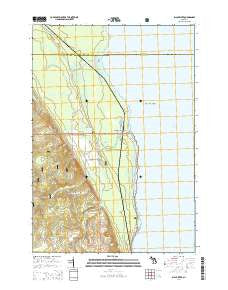 Black River Michigan Historical topographic map, 1:24000 scale, 7.5 X 7.5 Minute, Year 2014