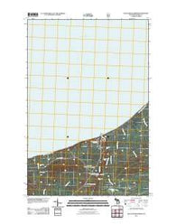 Black River Harbor Michigan Historical topographic map, 1:24000 scale, 7.5 X 7.5 Minute, Year 2011