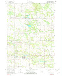Blanchard Michigan Historical topographic map, 1:24000 scale, 7.5 X 7.5 Minute, Year 1964