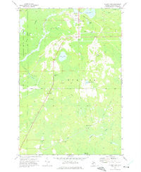 Blaney Park Michigan Historical topographic map, 1:24000 scale, 7.5 X 7.5 Minute, Year 1972