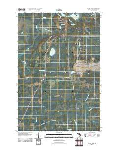 Blaney Park Michigan Historical topographic map, 1:24000 scale, 7.5 X 7.5 Minute, Year 2011