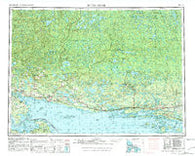 Blind River Michigan Historical topographic map, 1:250000 scale, 1 X 2 Degree, Year 1961