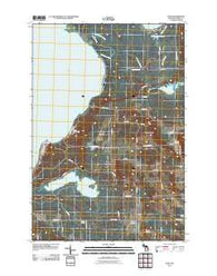 Bliss Michigan Historical topographic map, 1:24000 scale, 7.5 X 7.5 Minute, Year 2011