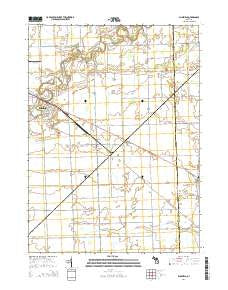 Blissfield Michigan Historical topographic map, 1:24000 scale, 7.5 X 7.5 Minute, Year 2014