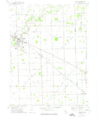 Blissfield Michigan Historical topographic map, 1:24000 scale, 7.5 X 7.5 Minute, Year 1972