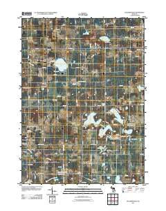 Bloomingdale Michigan Historical topographic map, 1:24000 scale, 7.5 X 7.5 Minute, Year 2011