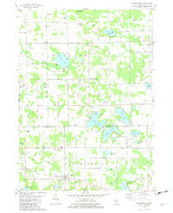 Bloomingdale Michigan Historical topographic map, 1:24000 scale, 7.5 X 7.5 Minute, Year 1981