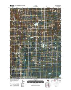 Boon Michigan Historical topographic map, 1:24000 scale, 7.5 X 7.5 Minute, Year 2012