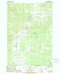 Boon Michigan Historical topographic map, 1:24000 scale, 7.5 X 7.5 Minute, Year 1987