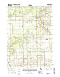 Borculo Michigan Historical topographic map, 1:24000 scale, 7.5 X 7.5 Minute, Year 2014