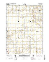 Borculo Michigan Current topographic map, 1:24000 scale, 7.5 X 7.5 Minute, Year 2017