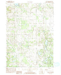 Bowens Mill Michigan Historical topographic map, 1:24000 scale, 7.5 X 7.5 Minute, Year 1982