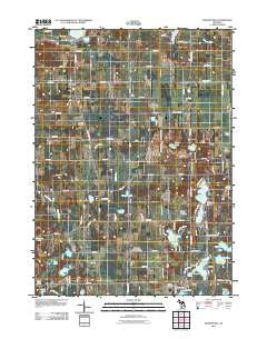 Bowens Mill Michigan Historical topographic map, 1:24000 scale, 7.5 X 7.5 Minute, Year 2011