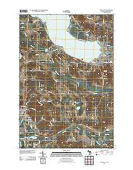 Boyne City Michigan Historical topographic map, 1:24000 scale, 7.5 X 7.5 Minute, Year 2011