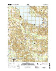 Boyne City Michigan Current topographic map, 1:24000 scale, 7.5 X 7.5 Minute, Year 2016
