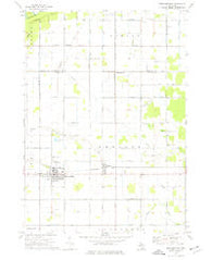 Breckenridge Michigan Historical topographic map, 1:24000 scale, 7.5 X 7.5 Minute, Year 1973