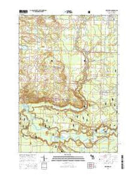 Brethren Michigan Historical topographic map, 1:24000 scale, 7.5 X 7.5 Minute, Year 2014