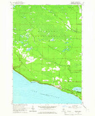 Brevort Michigan Historical topographic map, 1:24000 scale, 7.5 X 7.5 Minute, Year 1964