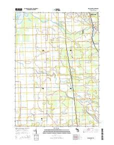 Bridgeport Michigan Historical topographic map, 1:24000 scale, 7.5 X 7.5 Minute, Year 2014