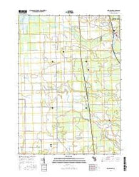 Bridgeport Michigan Current topographic map, 1:24000 scale, 7.5 X 7.5 Minute, Year 2017