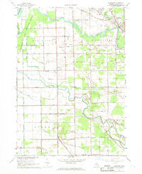 Bridgeport Michigan Historical topographic map, 1:24000 scale, 7.5 X 7.5 Minute, Year 1967