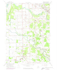 Bridgeport Michigan Historical topographic map, 1:24000 scale, 7.5 X 7.5 Minute, Year 1967