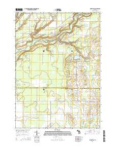 Bridgeton Michigan Historical topographic map, 1:24000 scale, 7.5 X 7.5 Minute, Year 2014