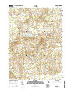 Bridgewater Michigan Historical topographic map, 1:24000 scale, 7.5 X 7.5 Minute, Year 2014