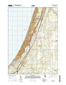 Bridgman Michigan Historical topographic map, 1:24000 scale, 7.5 X 7.5 Minute, Year 2014