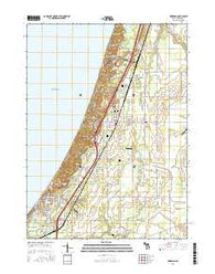 Bridgman Michigan Current topographic map, 1:24000 scale, 7.5 X 7.5 Minute, Year 2016