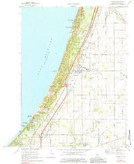Bridgman Michigan Historical topographic map, 1:24000 scale, 7.5 X 7.5 Minute, Year 1970