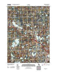 Brighton Michigan Historical topographic map, 1:24000 scale, 7.5 X 7.5 Minute, Year 2011